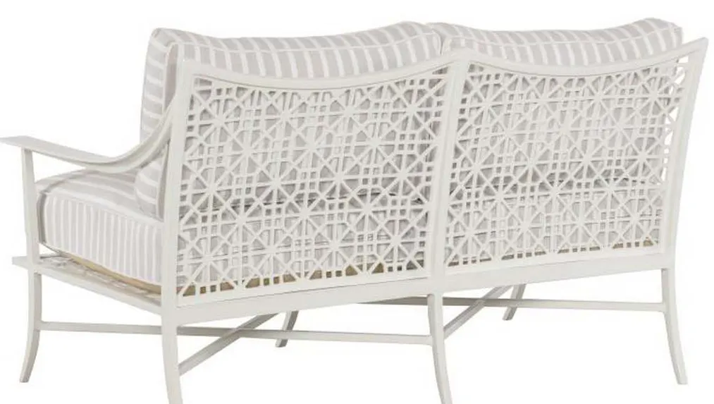 Hickory Chair HCD8900-58-W Haret Loveseat Cloud White Hickory Chair HCD8900-58-W Haret Loveseat Cloud White