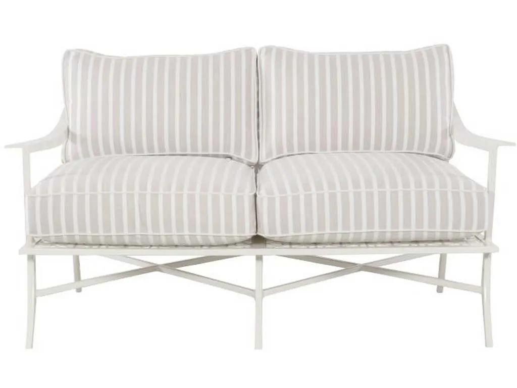 Hickory Chair HCD8900-58-W Haret Loveseat Cloud White