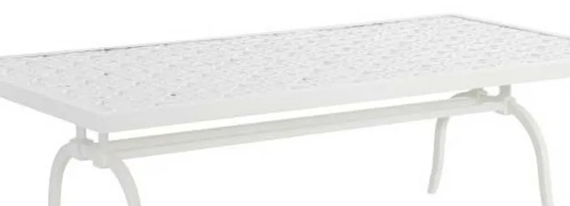 Hickory Chair HCD8978-W-STK Haret Rectangular Cocktail Table Cloud White Hickory Chair HCD8978-W-STK Haret Rectangular Cocktail Table Cloud White