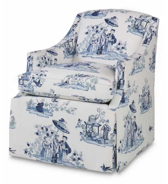 Highland House 1259 Raleigh Skirted Chair Highland House 1259 Raleigh Skirted Chair