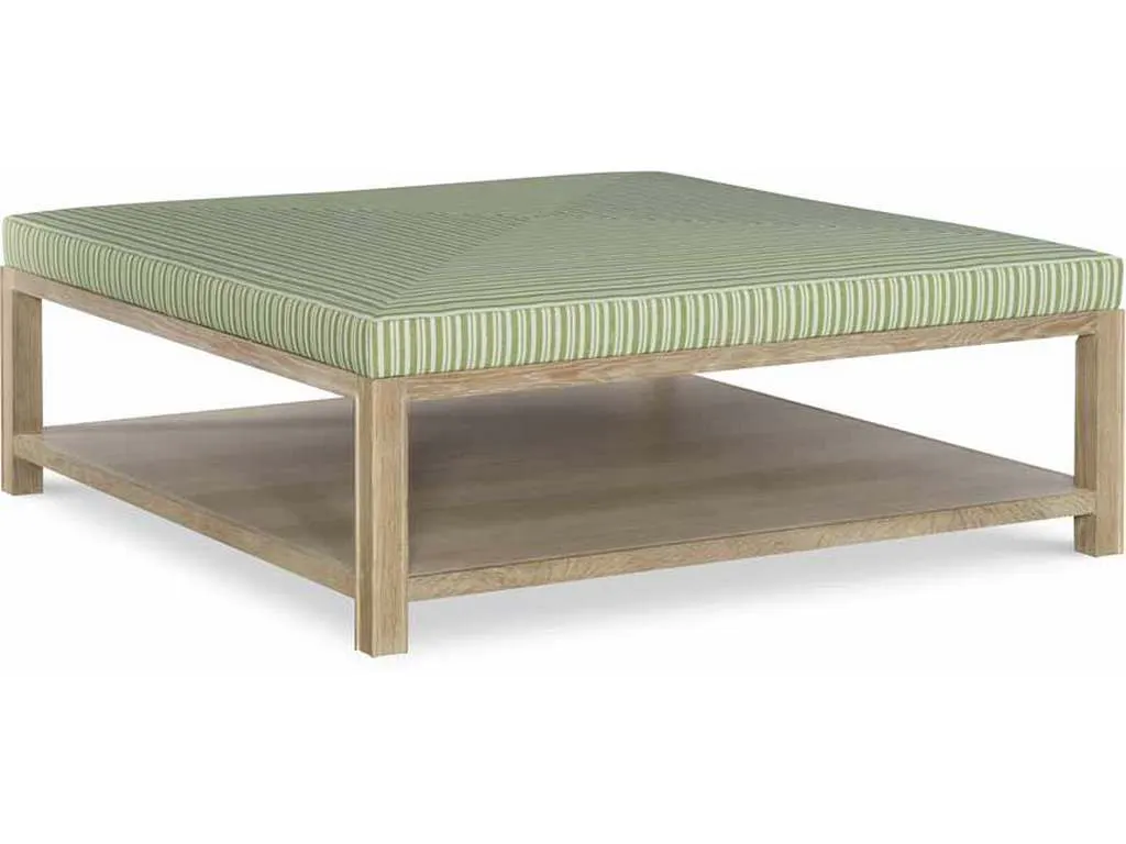 Highland House 1401-48P  Franco 48 inch Square Cocktail Ottoman Plain Top