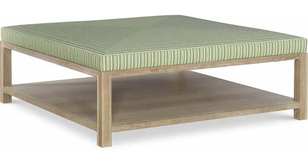 Highland House 1401-48P Franco 48 inch Square Cocktail Ottoman Plain Top Highland House 1401-48P Franco 48 inch Square Cocktail Ottoman Plain Top