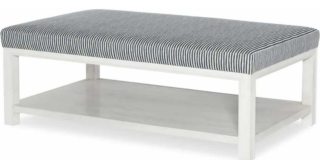 Highland House 1399-48P Franco Cocktail Ottoman Plain Top Highland House 1399-48P Franco Cocktail Ottoman Plain Top