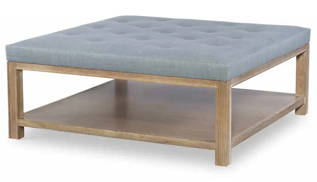Highland House 1401-42 Franco 42 inch Square Cocktail Ottoman Button Top Highland House 1401-42 Franco 42 inch Square Cocktail Ottoman Button Top