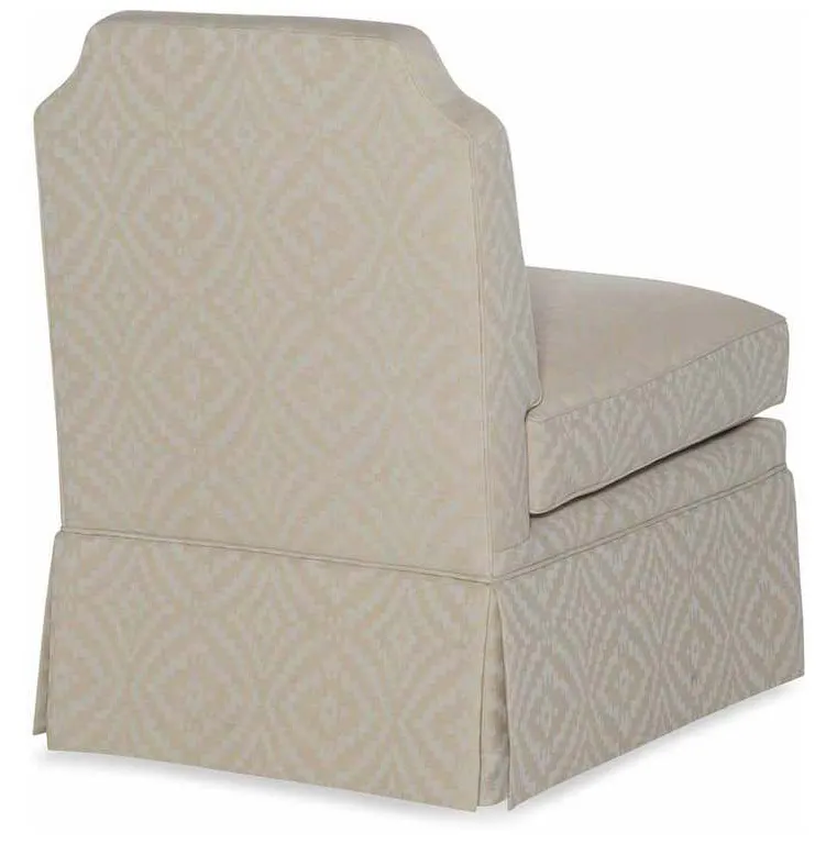 Highland House 1499SW Luc Skirted Swivel Chair Highland House 1499SW Luc Skirted Swivel Chair