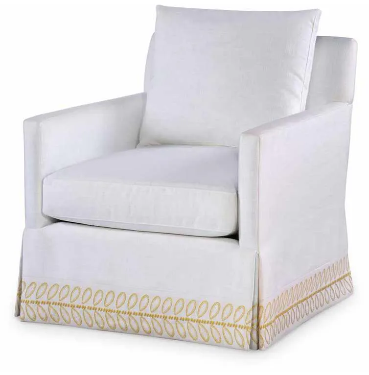 Highland House 1543SW Mason Skirted Swivel Chair Highland House 1543SW Mason Skirted Swivel Chair
