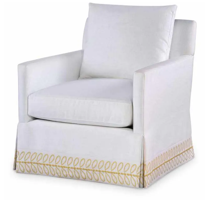 Highland House 1543SW Mason Skirted Swivel Chair Highland House 1543SW Mason Skirted Swivel Chair