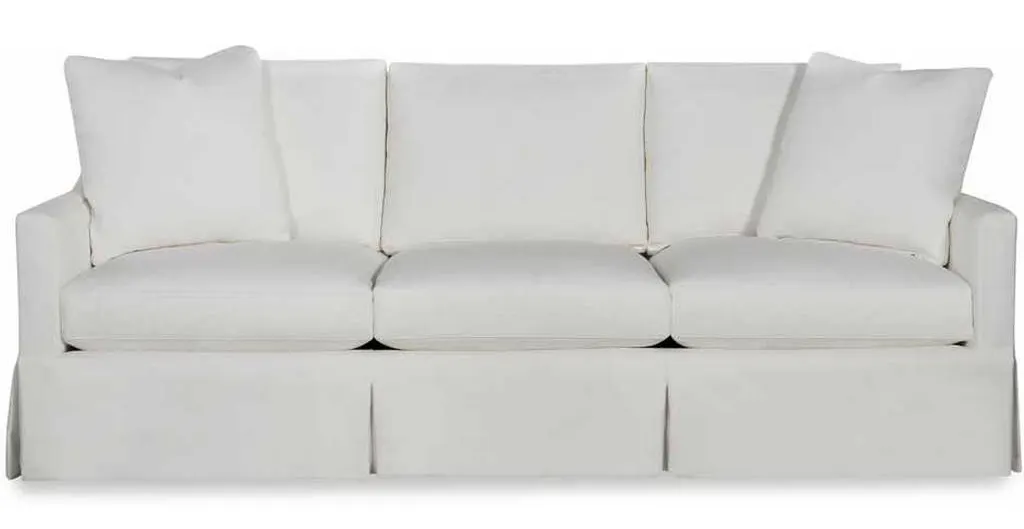 Highland House 1565-86 Antonio Skirted Sofa Highland House 1565-86 Antonio Skirted Sofa