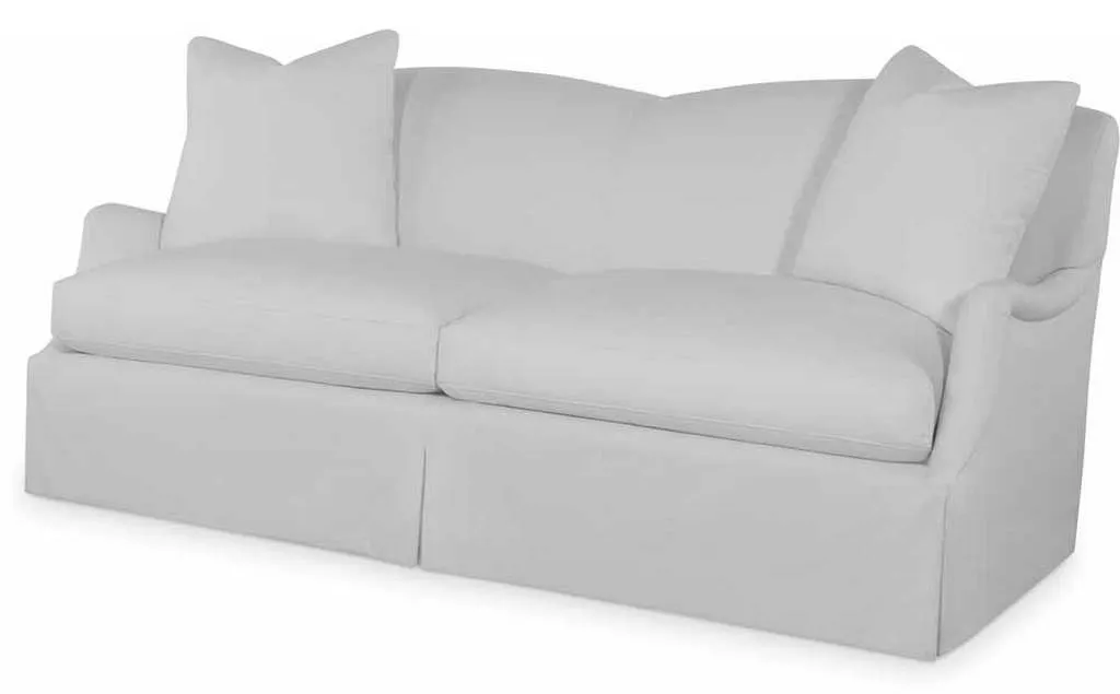 Highland House 1585-84 Dorset Waterfall Skirted Sofa Highland House 1585-84 Dorset Waterfall Skirted Sofa