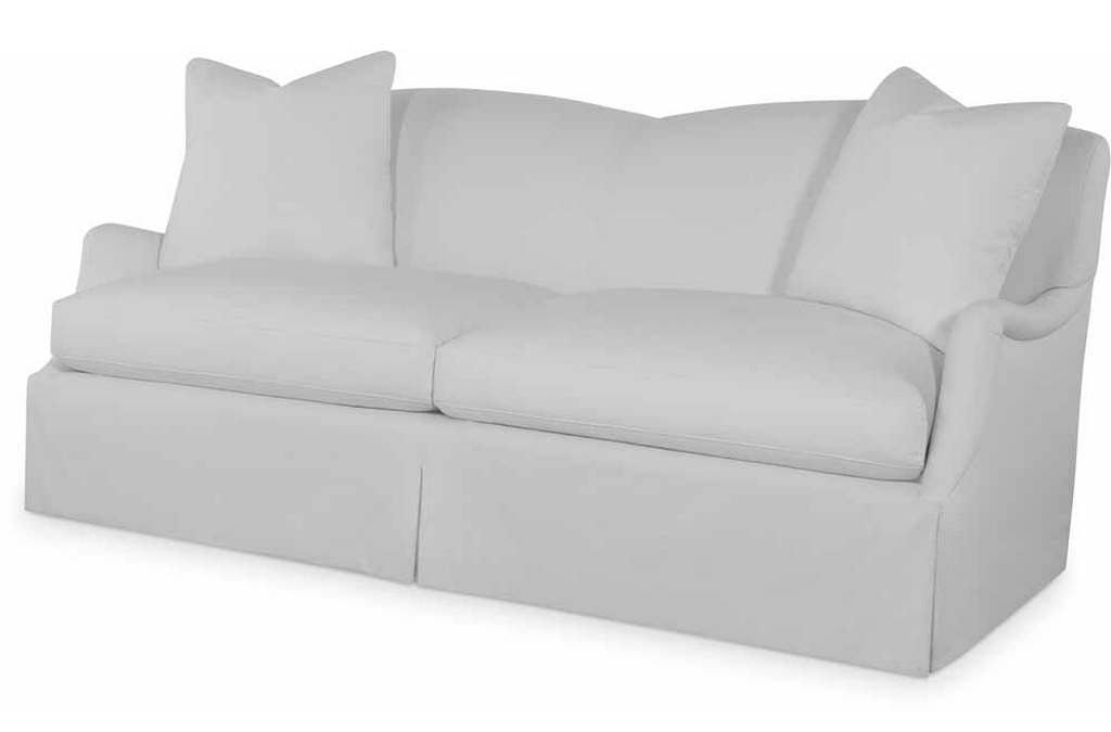 Highland House 1585-84 Dorset Waterfall Skirted Sofa Highland House 1585-84 Dorset Waterfall Skirted Sofa