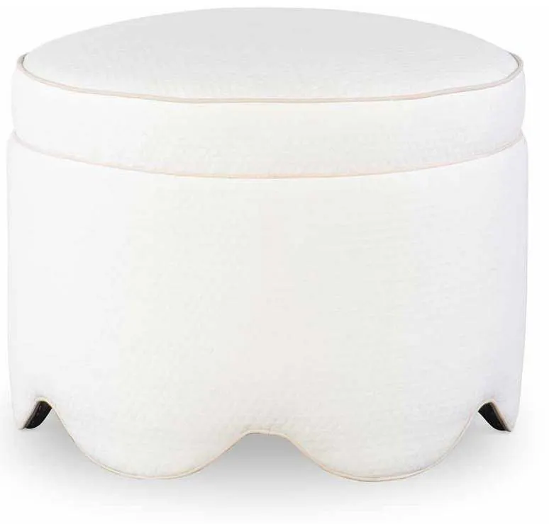 Highland House 1733-23 Suzie Scalloped Ottoman Highland House 1733-23 Suzie Scalloped Ottoman