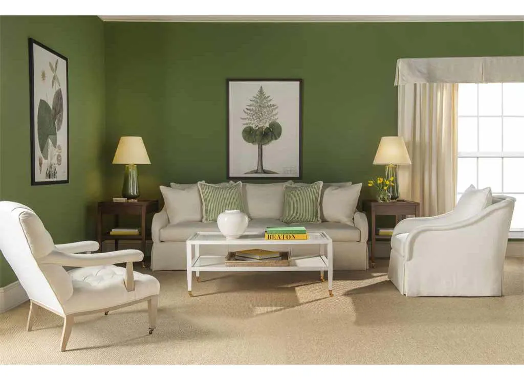 Highland House 2013-90 Marcel Skirted Sofa Highland House 2013-90 Marcel Skirted Sofa
