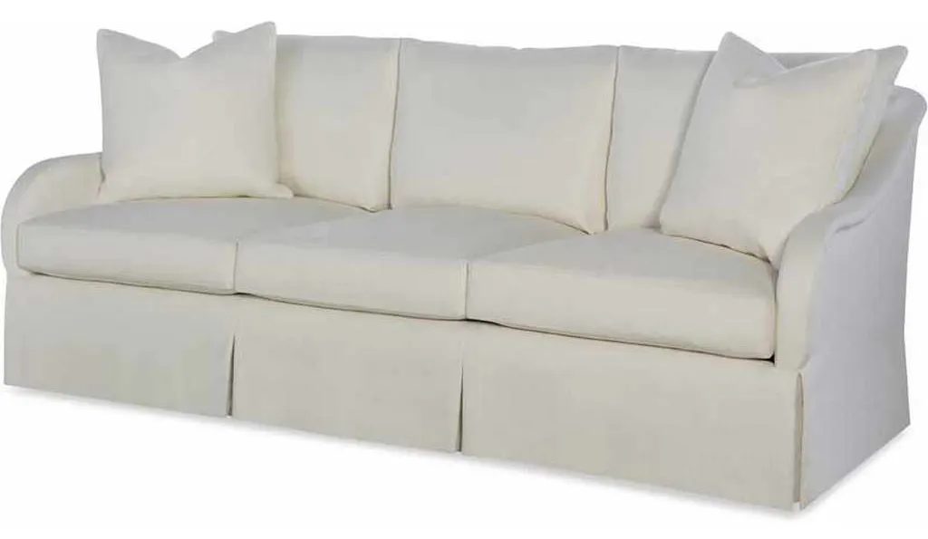 Highland House 2013-90 Marcel Skirted Sofa Highland House 2013-90 Marcel Skirted Sofa