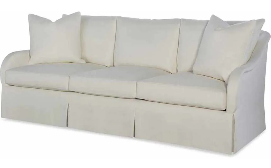 Highland House 2013-90 Marcel Skirted Sofa Highland House 2013-90 Marcel Skirted Sofa