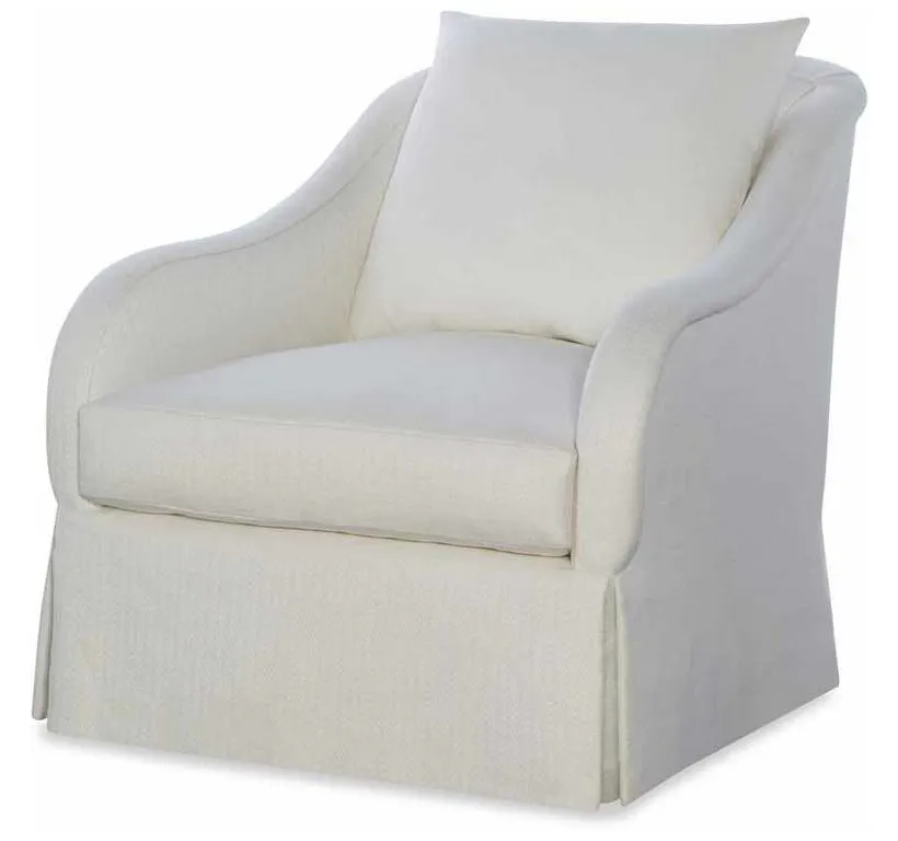 Highland House 2013SW Marcel Skirted Swivel Chair Highland House 2013SW Marcel Skirted Swivel Chair