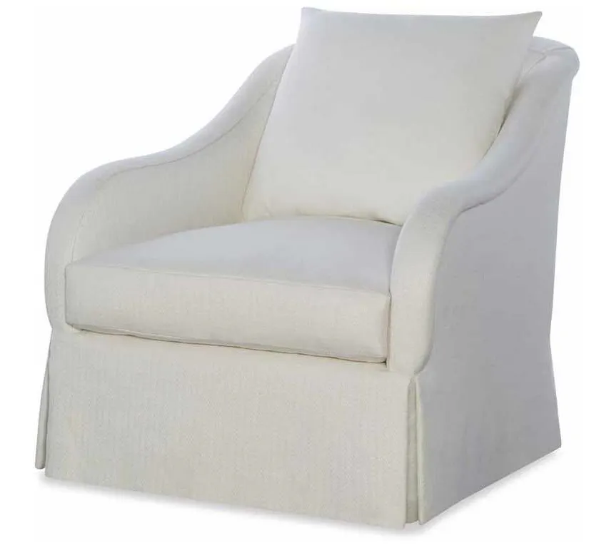Highland House 2013SW Marcel Skirted Swivel Chair Highland House 2013SW Marcel Skirted Swivel Chair