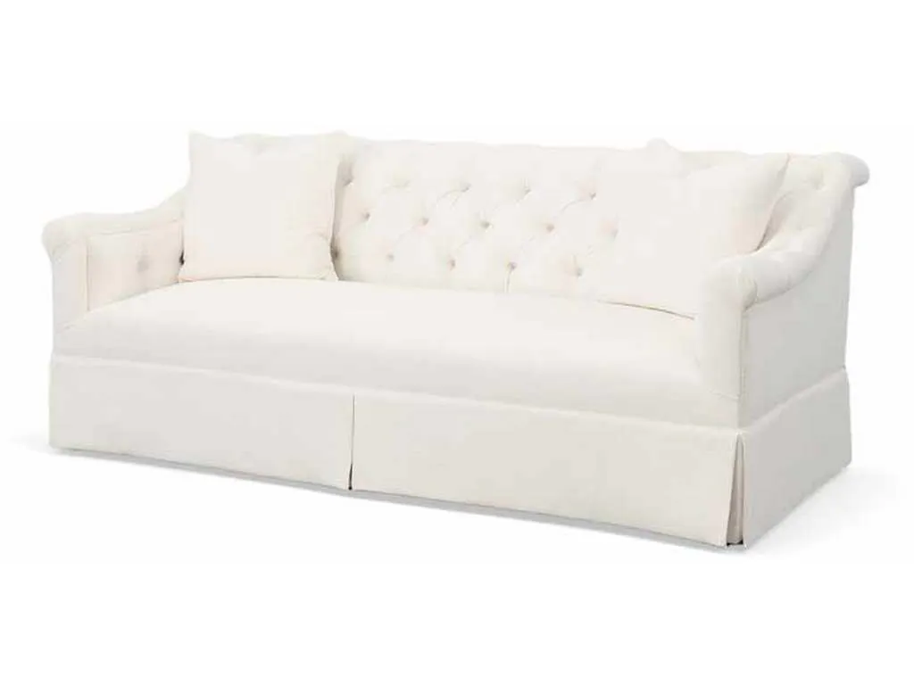 Highland House 2103-82  Elizabeth Tufted Skirted Sofa