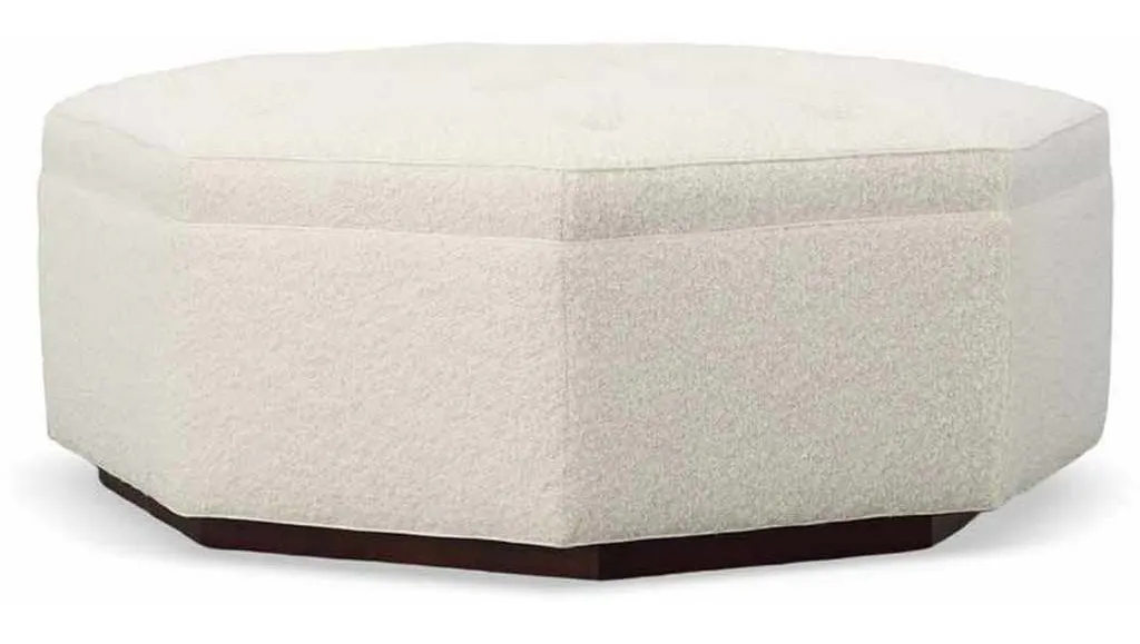 Highland House 2802-51 Dominique Wood Base Cocktail Ottoman Highland House 2802-51 Dominique Wood Base Cocktail Ottoman