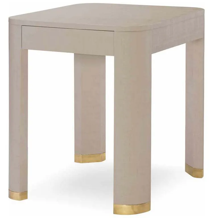 Highland House HH19-618E Willie Raffia End Table Highland House HH19-618E Willie Raffia End Table