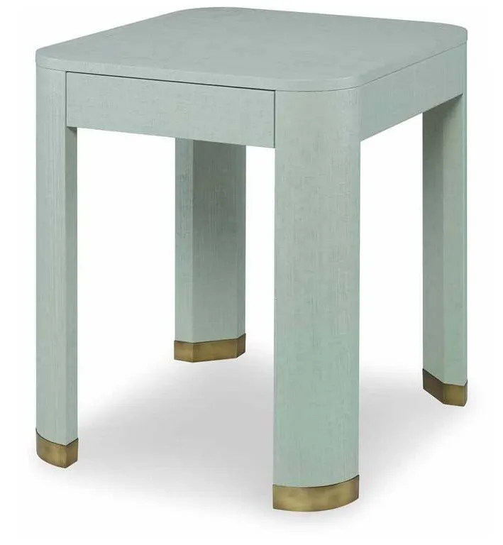 Highland House HH19-618E Willie Raffia End Table Highland House HH19-618E Willie Raffia End Table