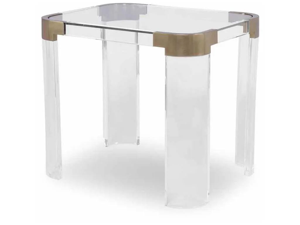 Highland House HH19-636E-AS  Carlson Acrylic Side Table
