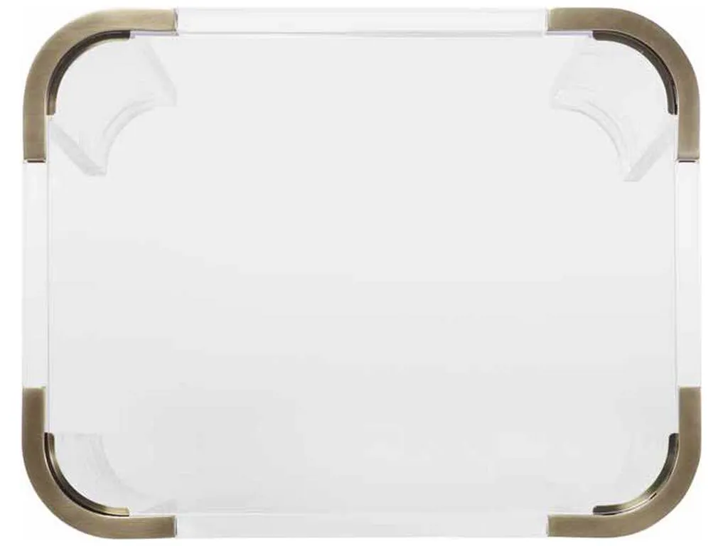 Highland House HH19-636E-AS Carlson Acrylic Side Table Highland House HH19-636E-AS Carlson Acrylic Side Table