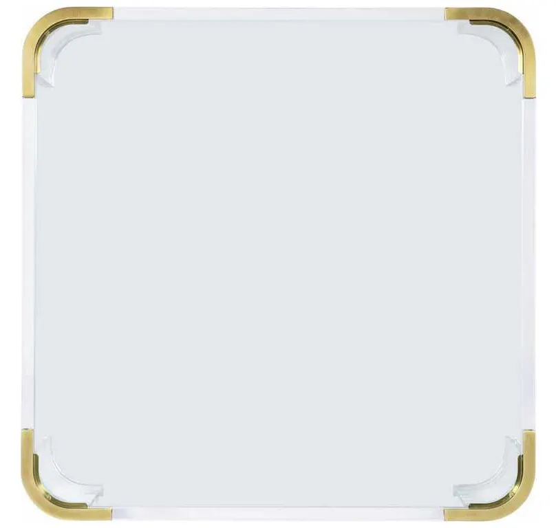 Highland House HH19-636SQ-AS Carlson Acrylic Square Cocktail Table Highland House HH19-636SQ-AS Carlson Acrylic Square Cocktail Table
