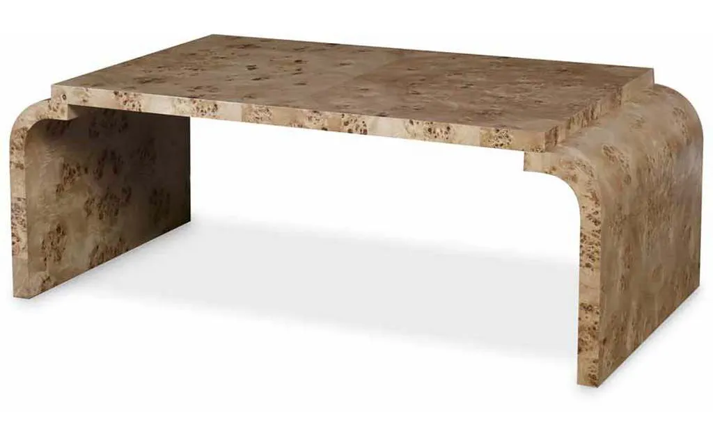 Highland House HH19-702C St Pete Large Burl Cocktail Table Highland House HH19-702C St Pete Large Burl Cocktail Table
