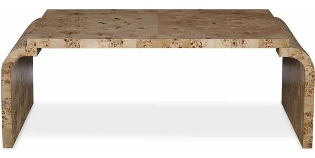 Highland House HH19-702C St Pete Large Burl Cocktail Table Highland House HH19-702C St Pete Large Burl Cocktail Table