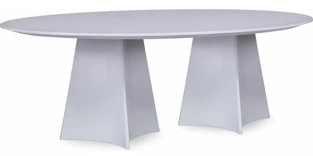 Highland House HH19-950T-84 Christopher 84 inch Oval Oak Top Highland House HH19-950T-84 Christopher 84 inch Oval Oak Top