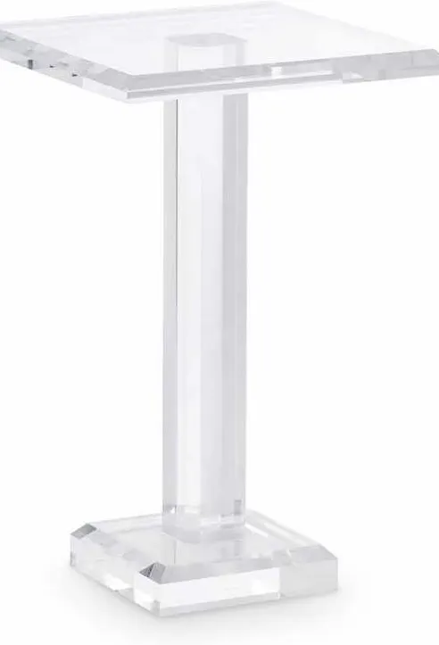 Highland House HH19-888-AS Katie Acrylic Drink Table Highland House HH19-888-AS Katie Acrylic Drink Table