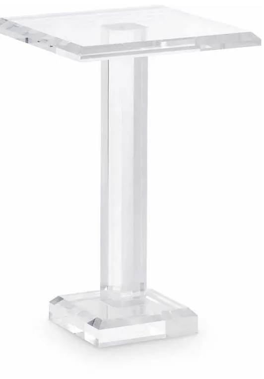 Highland House HH19-888-AS Katie Acrylic Drink Table Highland House HH19-888-AS Katie Acrylic Drink Table