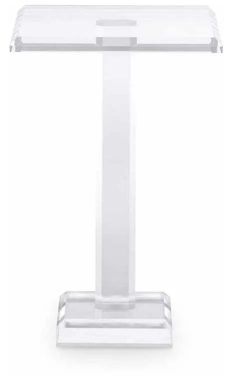 Highland House HH19-888-AS Katie Acrylic Drink Table Highland House HH19-888-AS Katie Acrylic Drink Table