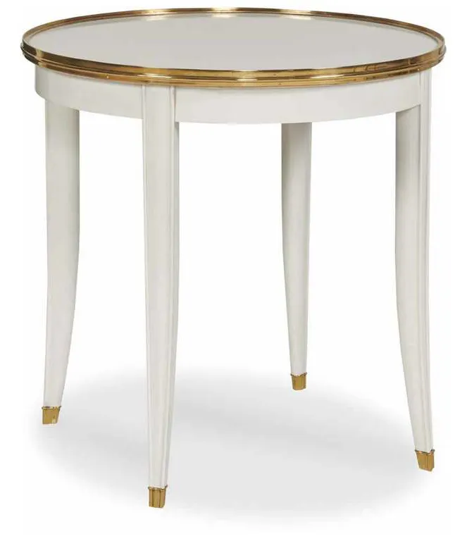 Highland House HH19-892 Elan Side Table with Wood Top Highland House HH19-892 Elan Side Table with Wood Top