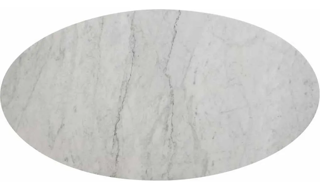 Highland House HH19-951T-74 Robin 74 inch Oval Marble Top Highland House HH19-951T-74 Robin 74 inch Oval Marble Top