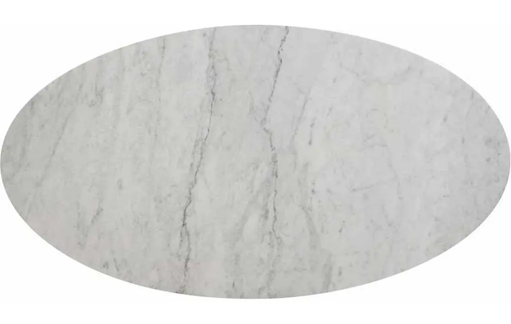 Highland House HH19-951T-74 Robin 74 inch Oval Marble Top Highland House HH19-951T-74 Robin 74 inch Oval Marble Top