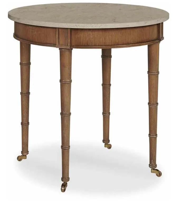 Highland House HH19-970M Sydney Side Table with Stone Top Highland House HH19-970M Sydney Side Table with Stone Top