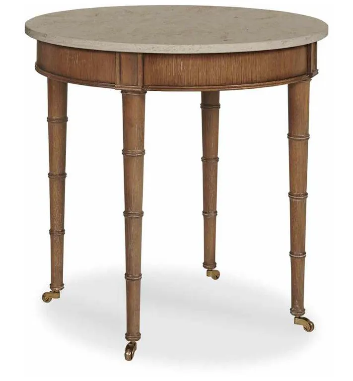 Highland House HH19-970M Sydney Side Table with Stone Top Highland House HH19-970M Sydney Side Table with Stone Top