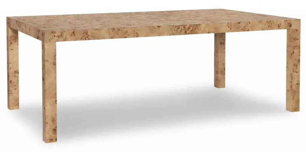 Highland House HH26-114 Parsons Burl Dining Table Highland House HH26-114 Parsons Burl Dining Table