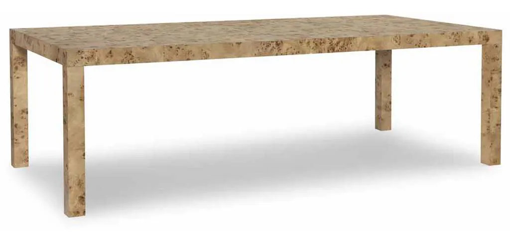 Highland House HH26-116 Parsons Burl Dining Table Highland House HH26-116 Parsons Burl Dining Table