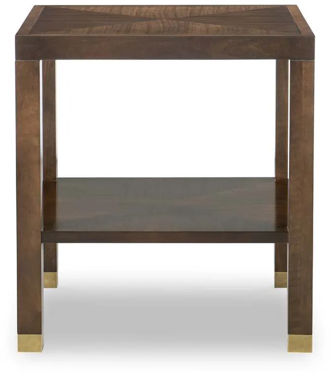 Highland House HH26-152W Trevor Square Side Table With Wood Top Highland House HH26-152W Trevor Square Side Table With Wood Top