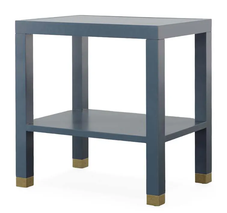 Highland House HH26-154W Trevor Side Table With Wood Top Highland House HH26-154W Trevor Side Table With Wood Top