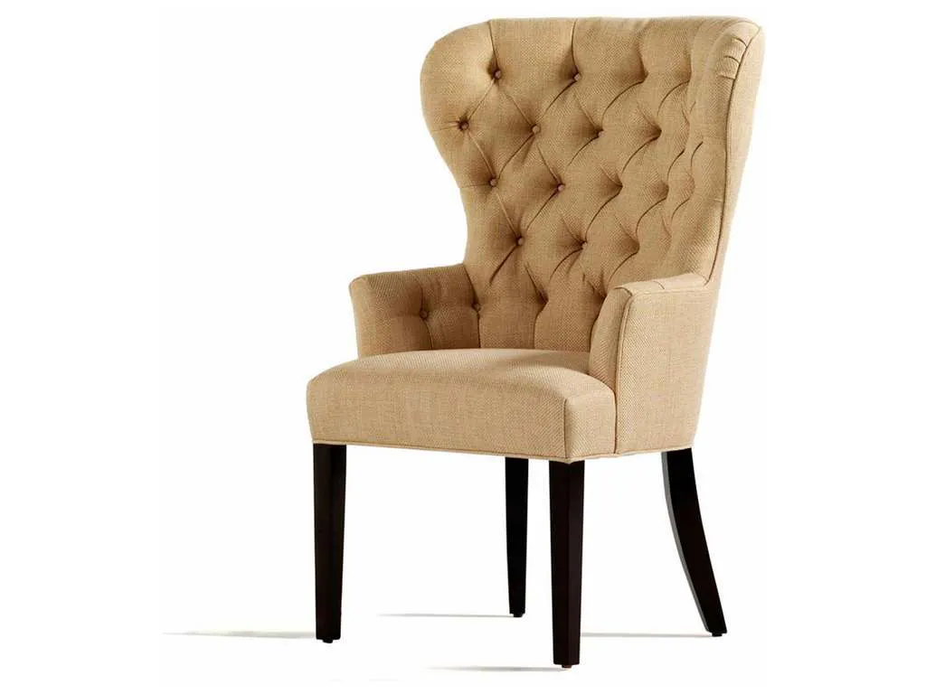 Jessica Charles 1918-T Garbo Tufted Dining Arm Chair