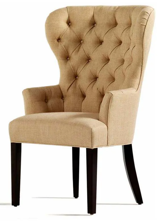 Jessica Charles 1918-T Garbo Tufted Dining Arm Chair Jessica Charles 1918-T Garbo Tufted Dining Arm Chair