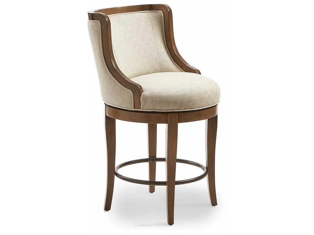 Jessica Charles 37-1-30-MS  Corbin Wood Back Memory Swivel