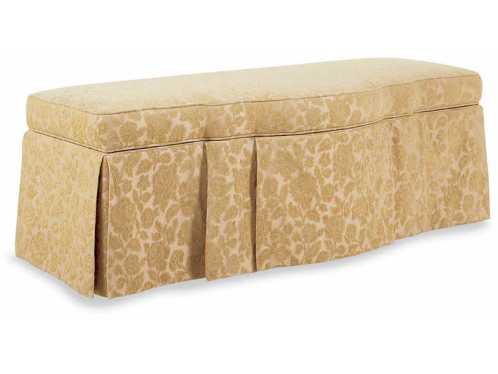 Jessica Charles 76  Skirted Storage Bench