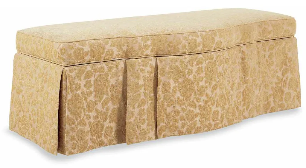Jessica Charles 76 Skirted Storage Bench Jessica Charles 76 Skirted Storage Bench