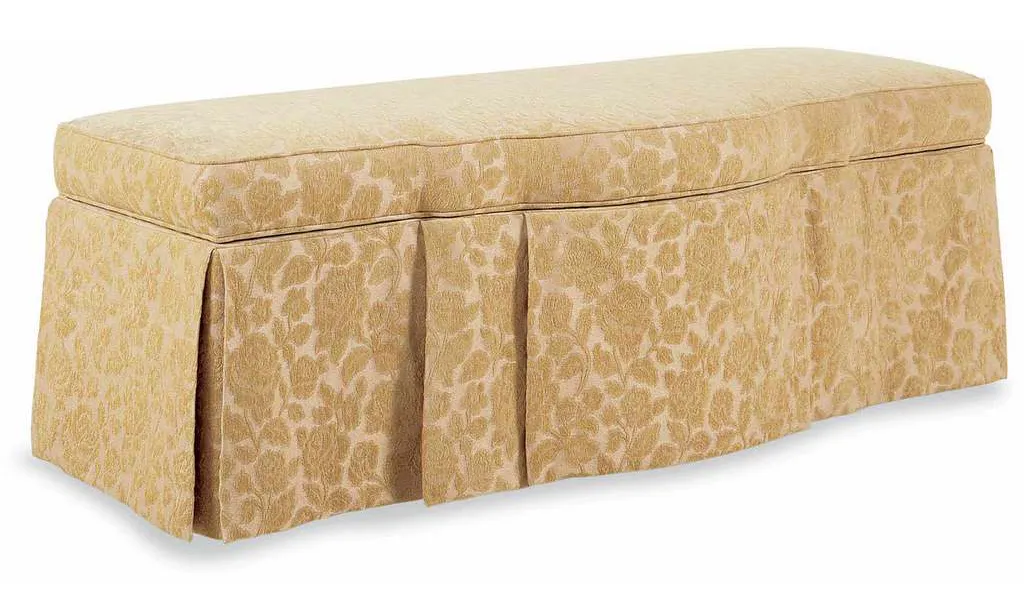 Jessica Charles 76 Skirted Storage Bench Jessica Charles 76 Skirted Storage Bench