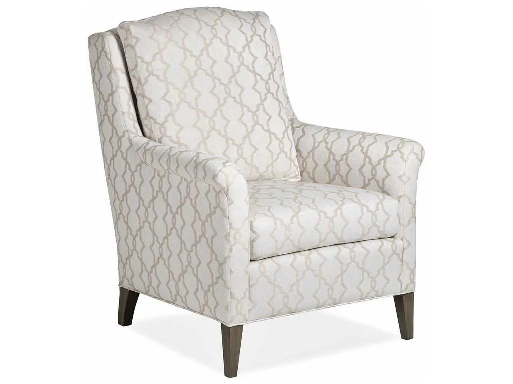 Jessica Charles 798-M-L  Casey Chair with Modern Rolled Arm