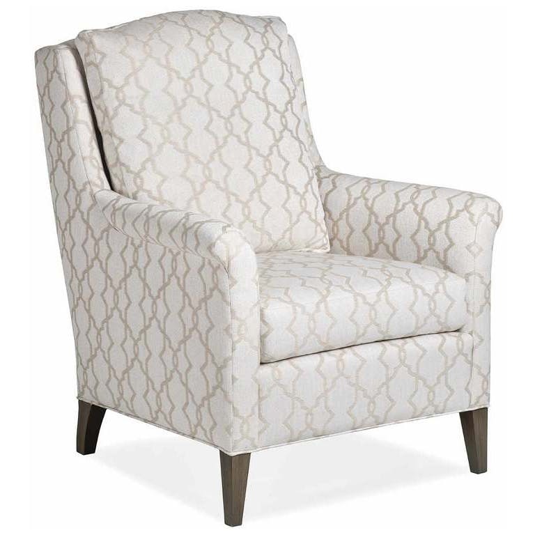 Jessica Charles 798-M-L Casey Chair with Modern Rolled Arm Jessica Charles 798-M-L Casey Chair with Modern Rolled Arm